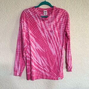 PINK Victoria’s Secret Tie Dye Long Sleeve Shirt size small